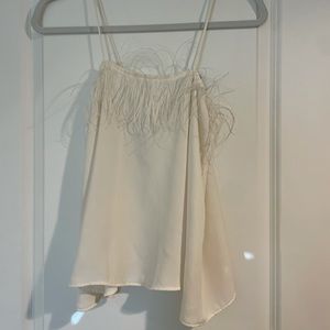 Zara feather top